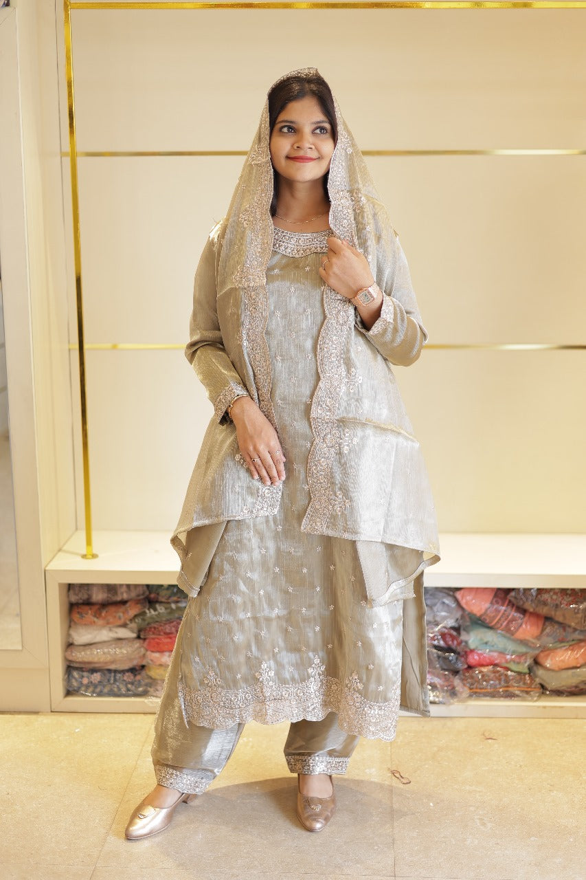 Gorgeous cotton salwar set-A016
